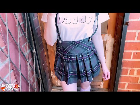 ❤️ Schoolgirl Sucks her dick deeply and fucks instead of classes. ❤️❌ Fucking at us ❌